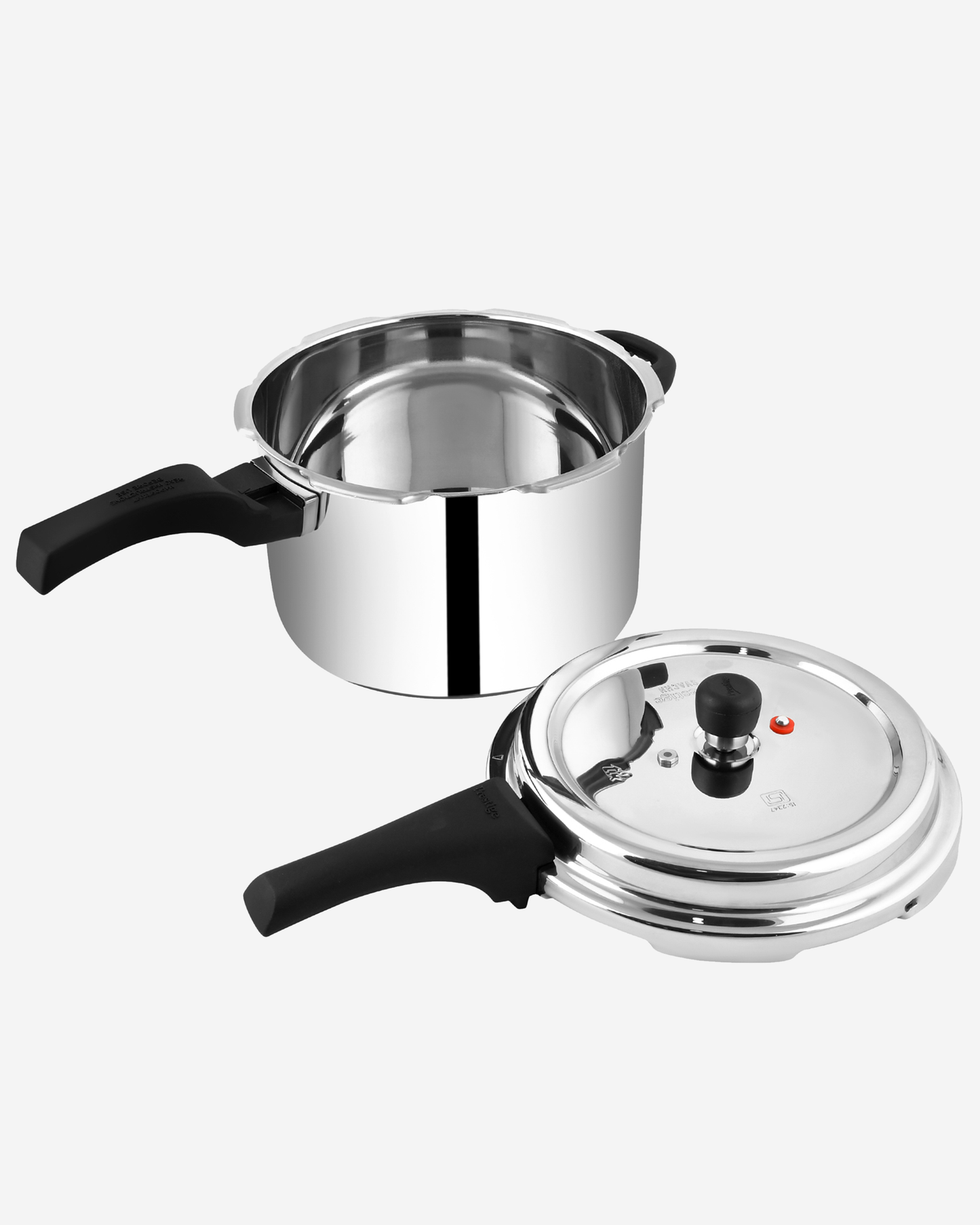Prestige Svachh Pressure Cooker 2L Stainless Steel Deluxe Alpha Baby Handi