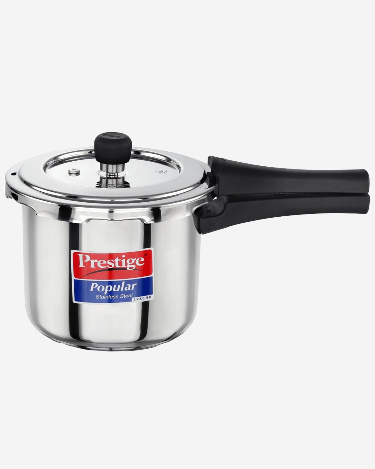 Prestige Popular Svachh Pressure Cooker 1.5L Stainless Steel Outer Lid