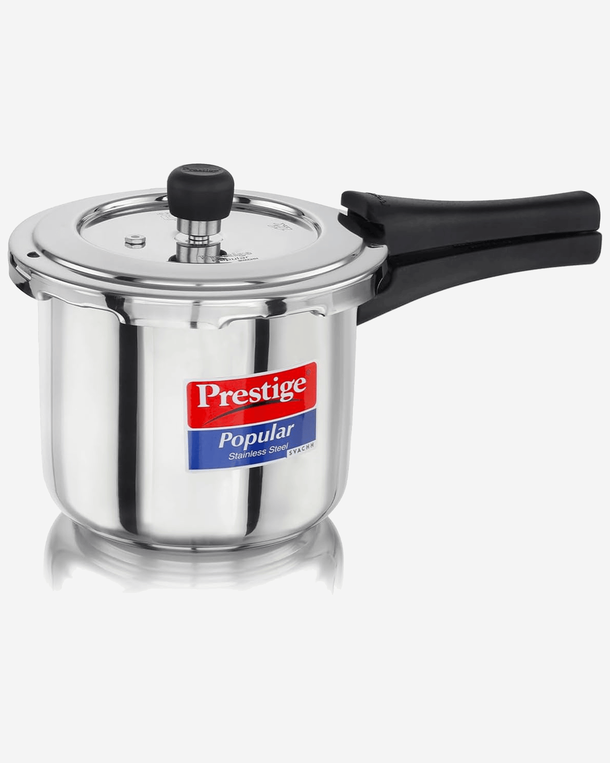 Prestige Popular Svachh Pressure Cooker 3L Stainless Steel Outer Lid