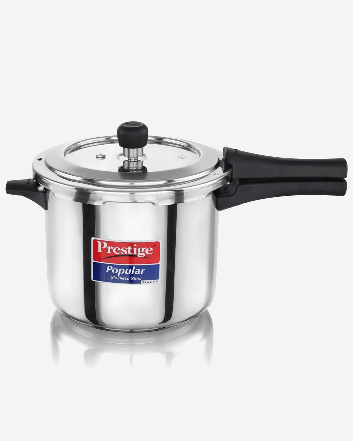 Prestige Popular Svachh Pressure Cooker 5L Stainless Steel Outer Lid