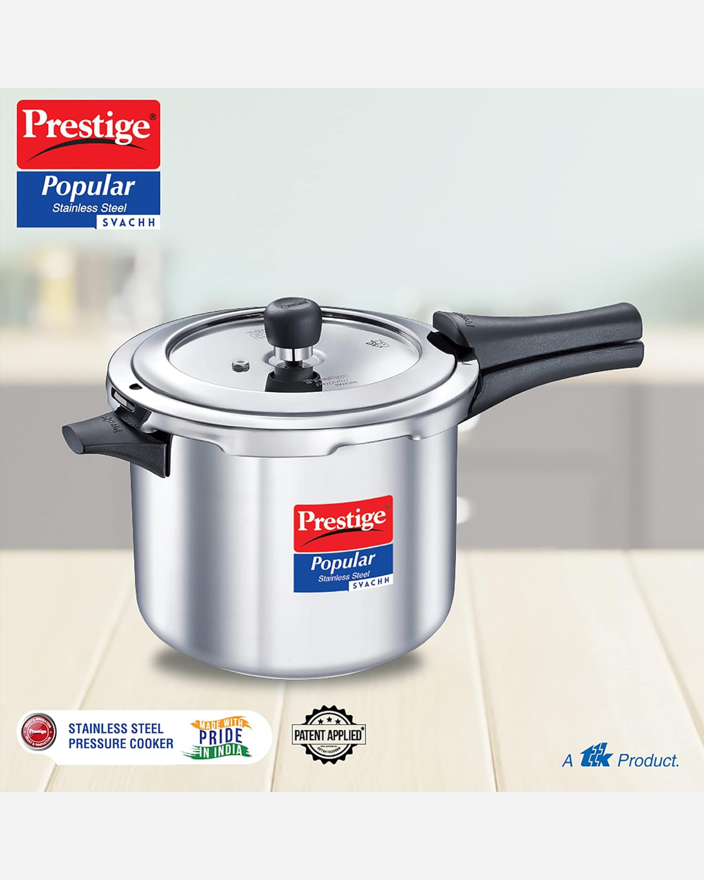 Prestige Popular Pressure Cooker 2L Aluminium Silver