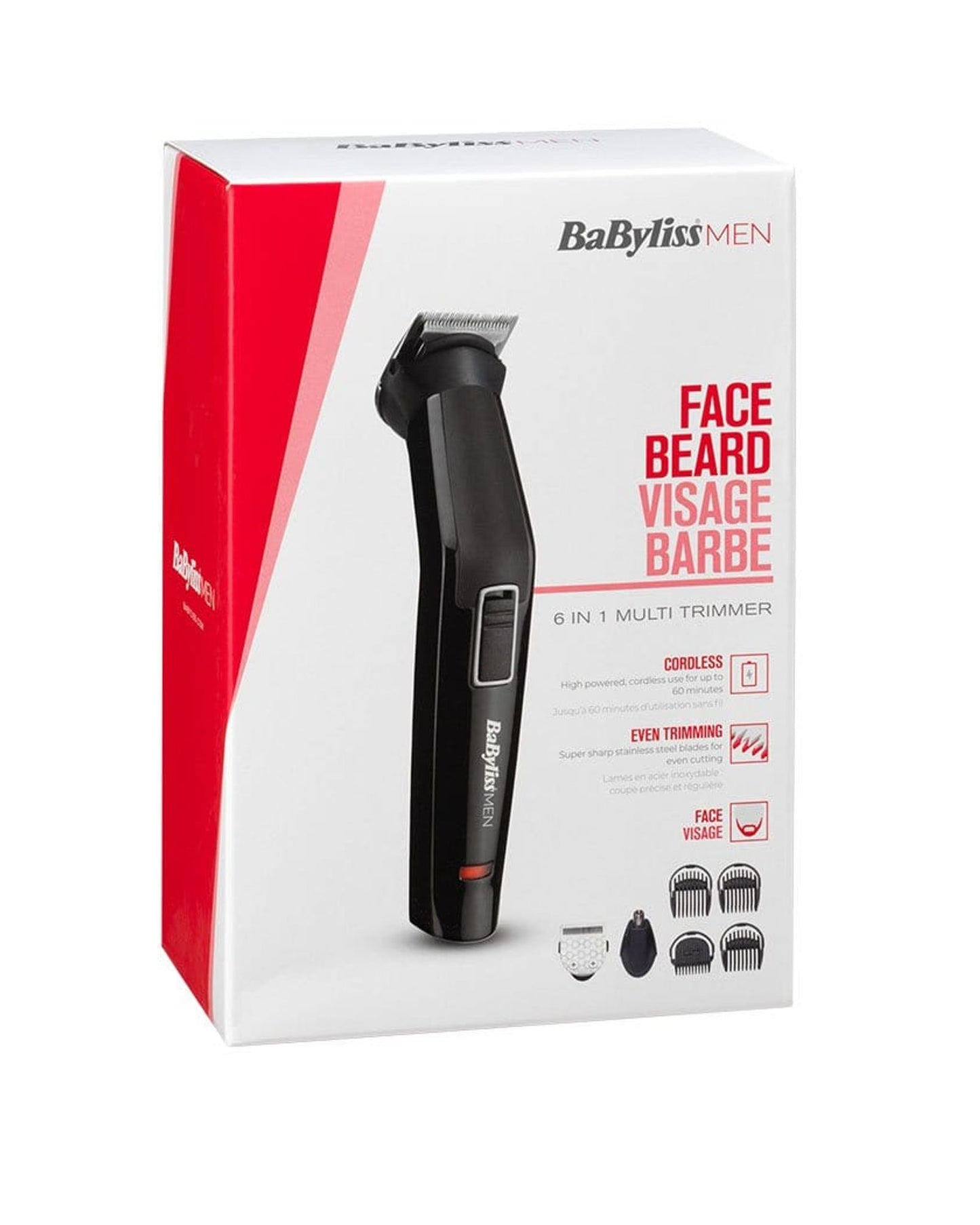 ماكينة حلاقة متعددة الاستخدامات 6 في 1 لاسلكية للوجه واللحية من بيبي ليس