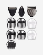 ماكينة تشذيب وقص الشعر من BaByliss مصنوعة من التيتانيوم الأسود والكربون