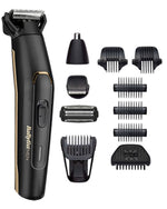 مجموعة ماكينة تشذيب الشعر متعددة الاستخدامات ١١ في ١ من بيبي ليس، مصنوعة من الكربون والتيتانيوم المقاوم للماء