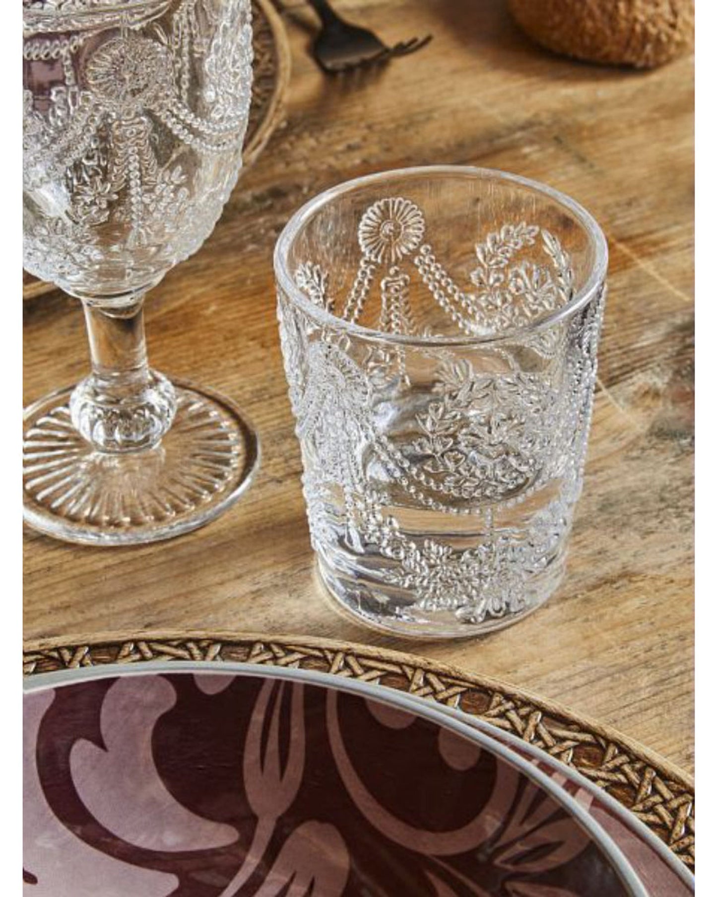 طقم توجنانا سافويا - 3 أكواب Cc320 زجاج شفاف