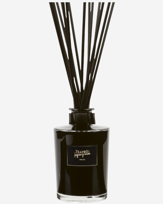 Black Divine Sticks 1500ml Transparent Vase