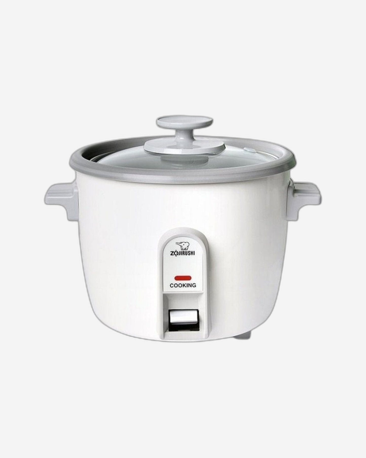 طباخ أرز إلكتروني/سخان 0.6 لتر، أبيض