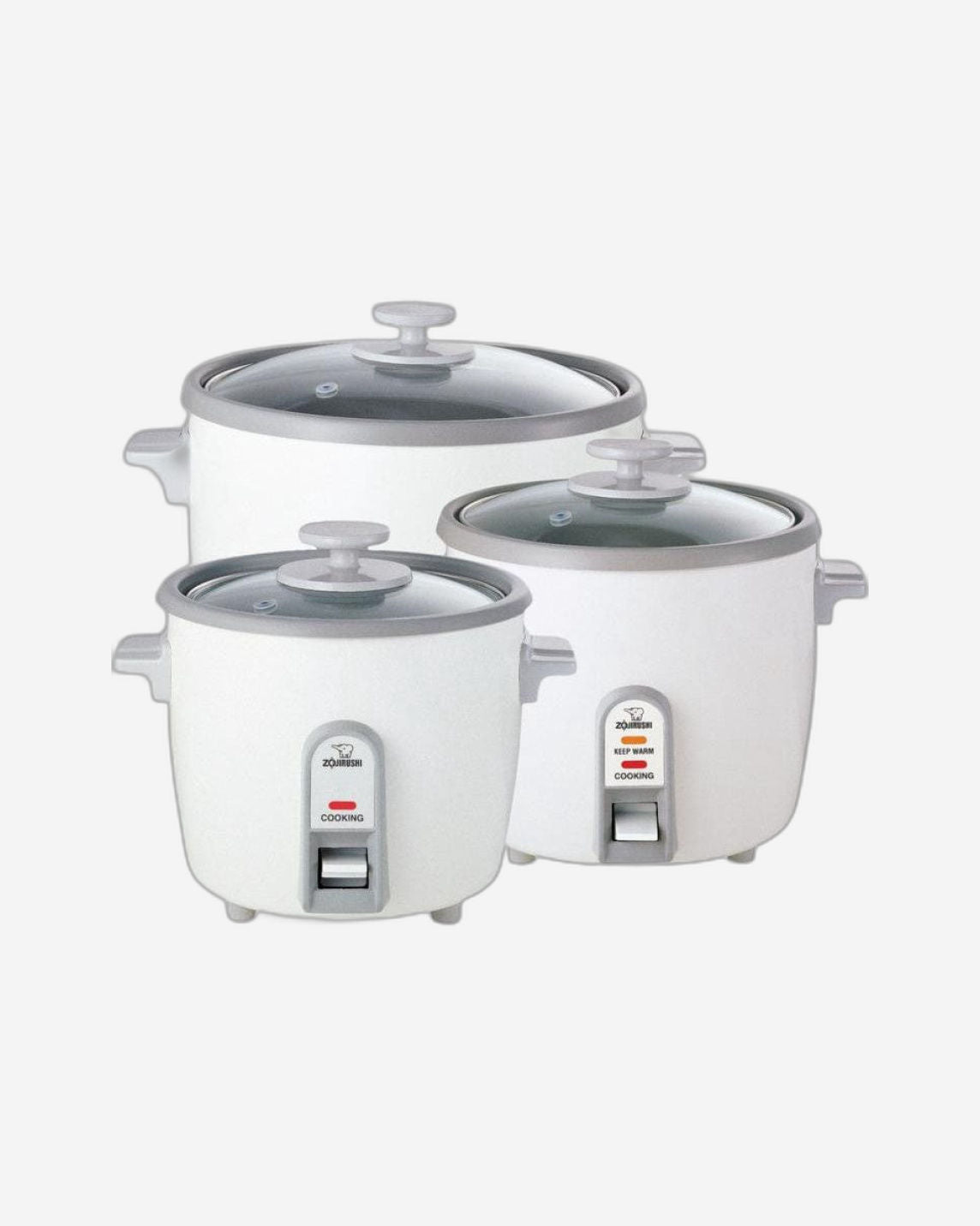 طباخ أرز إلكتروني/سخان 0.6 لتر، أبيض