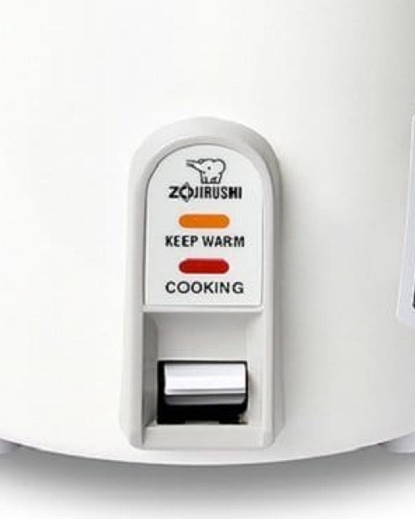 طنجرة أرز كهربائية بيضاء من زوجيروشي سعة 1.8 لتر مع خاصية التسخين