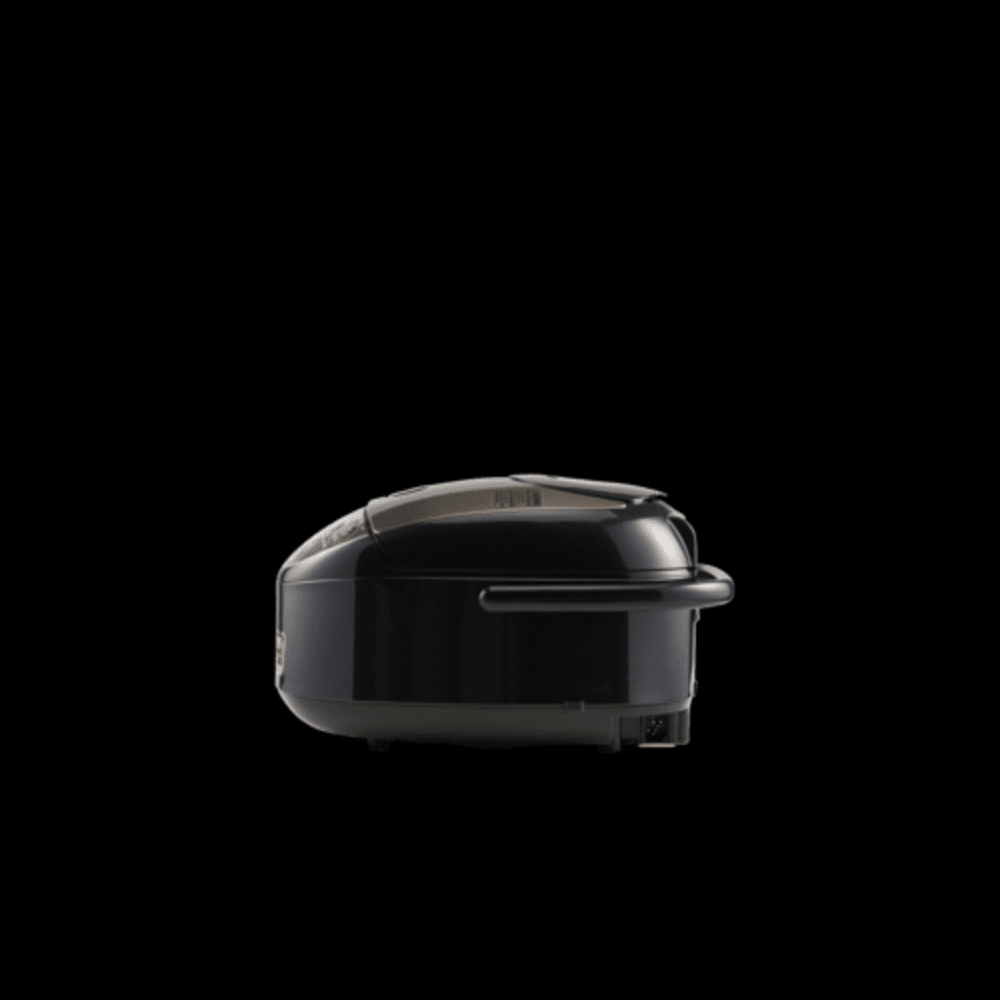 جهاز طهي الأرز الإلكتروني من زوجيروشي، سعة 1.0 لتر - أسود معدني