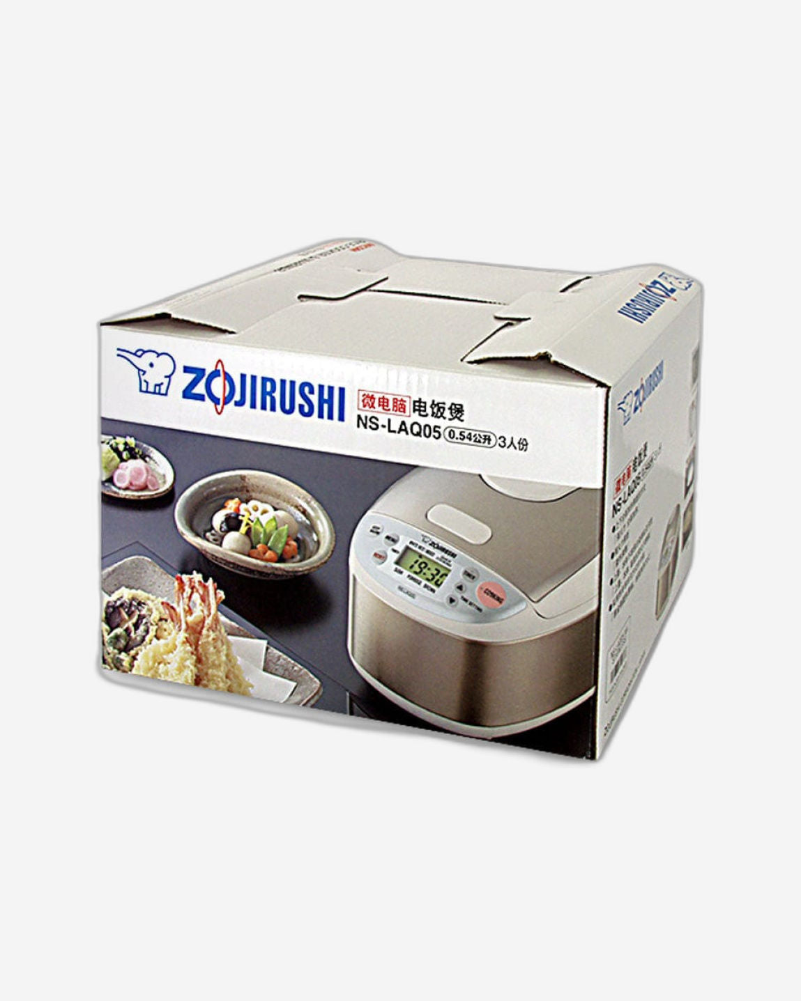 طباخ أرز إلكتروني مع سخان سعة 0.5 لتر من الفولاذ المقاوم للصدأ