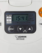 طباخ أرز إلكتروني مع سخان سعة 1.8 لتر، أبيض بارد