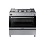 Samsung Cooker 90CM Cast Iron, Silver, NX36BG58631SSG-R
