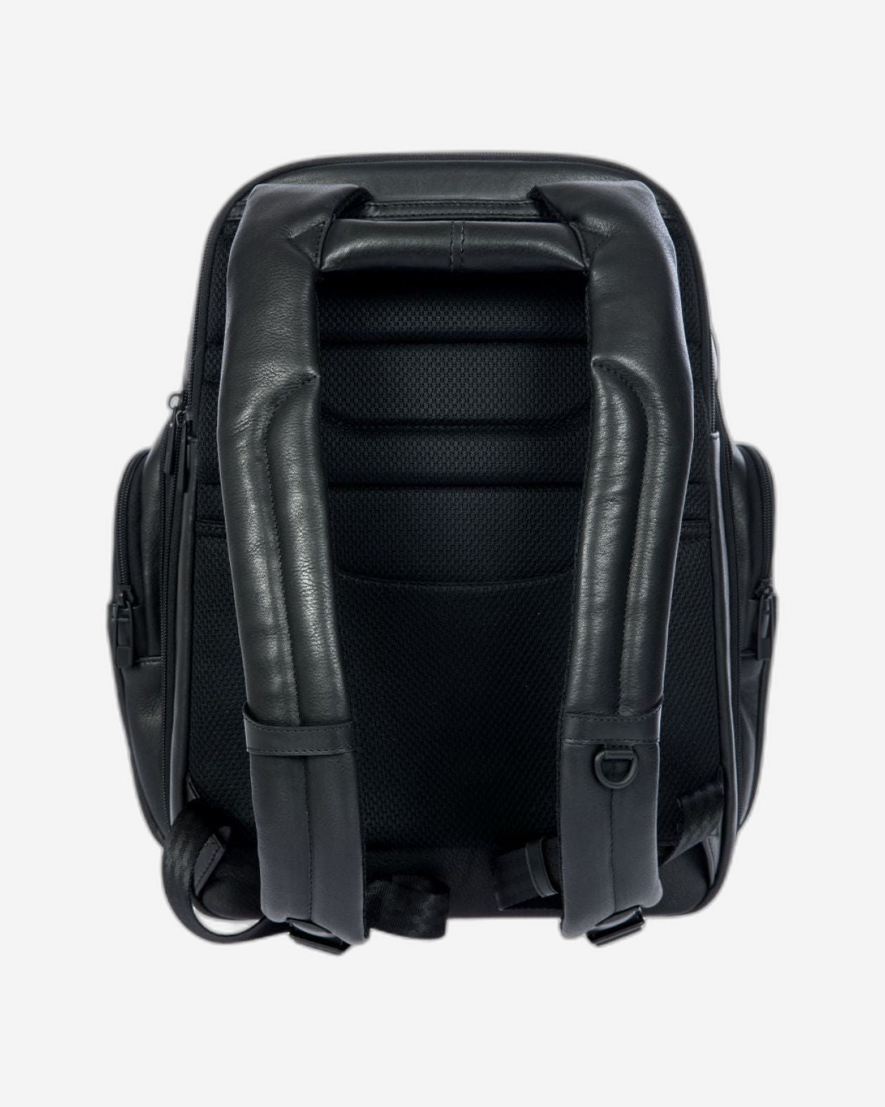 حقيبة ظهر جلدية متوسطة الحجم من تصميم بورشه رودسترز، لون أسود