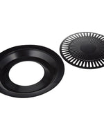 شواية كويزين آرت للشواء على الموقد مصنوعة من الفولاذ الكربوني | سطح متين غير لاصق | مثالية للشواء الداخلي