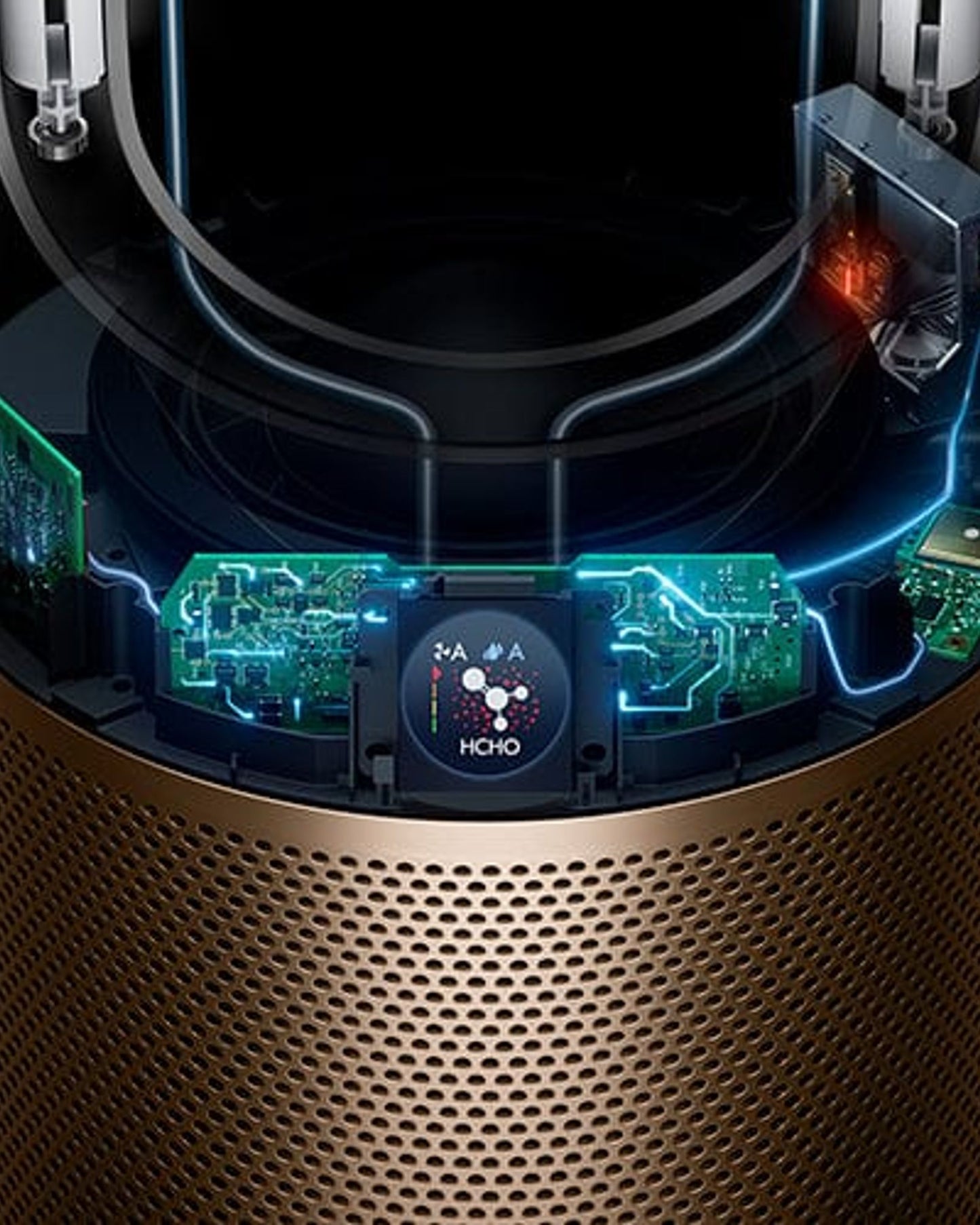 مروحة دايسون لتنقية وترطيب الهواء مع فلتر HEPA H13 PH04