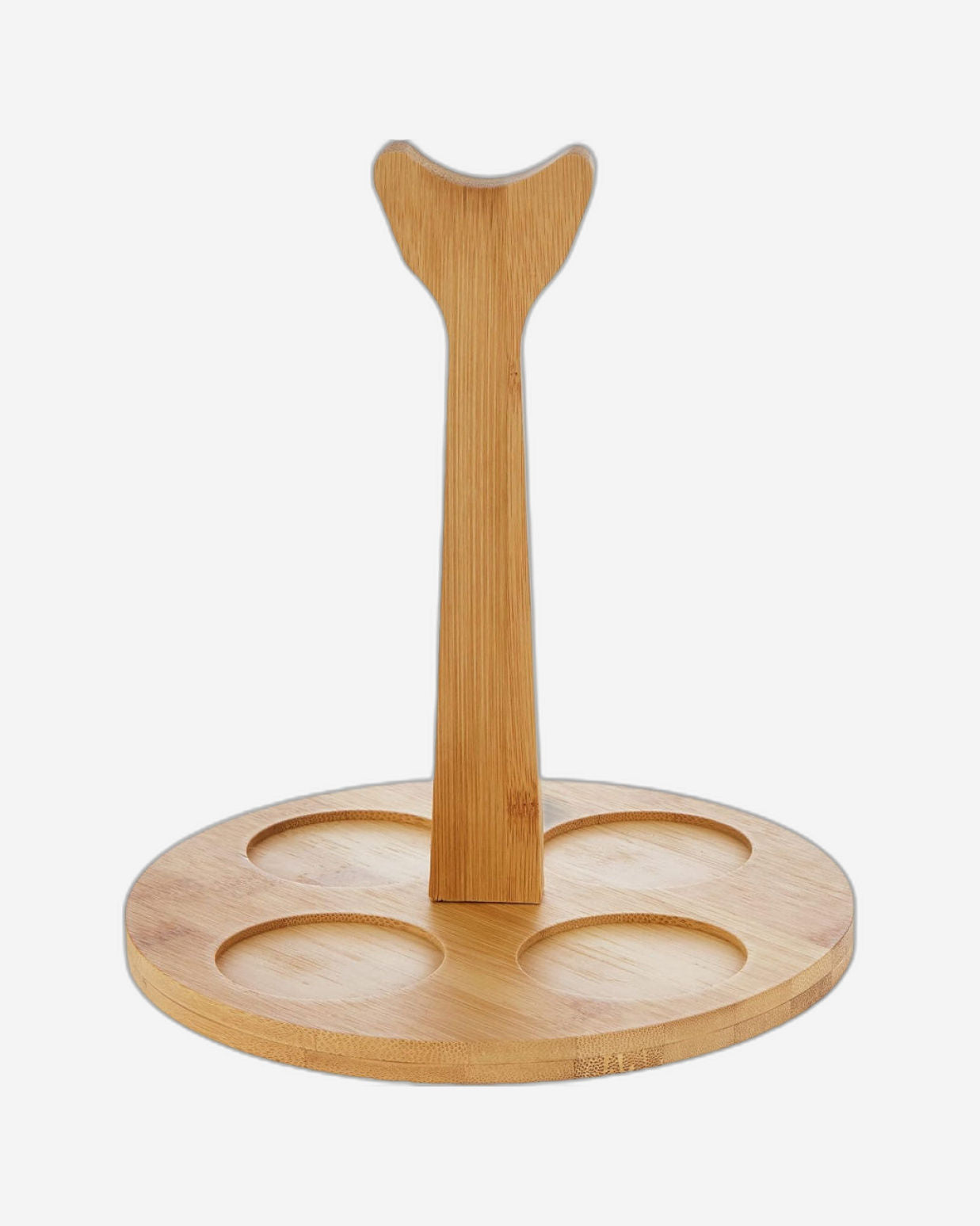 طقم أوعية خزفية من شالو، مكون من 4 قطع، مع حامل من الخيزران - موزعات ملح وفلفل وزيت وخل، 17×17×19 سم