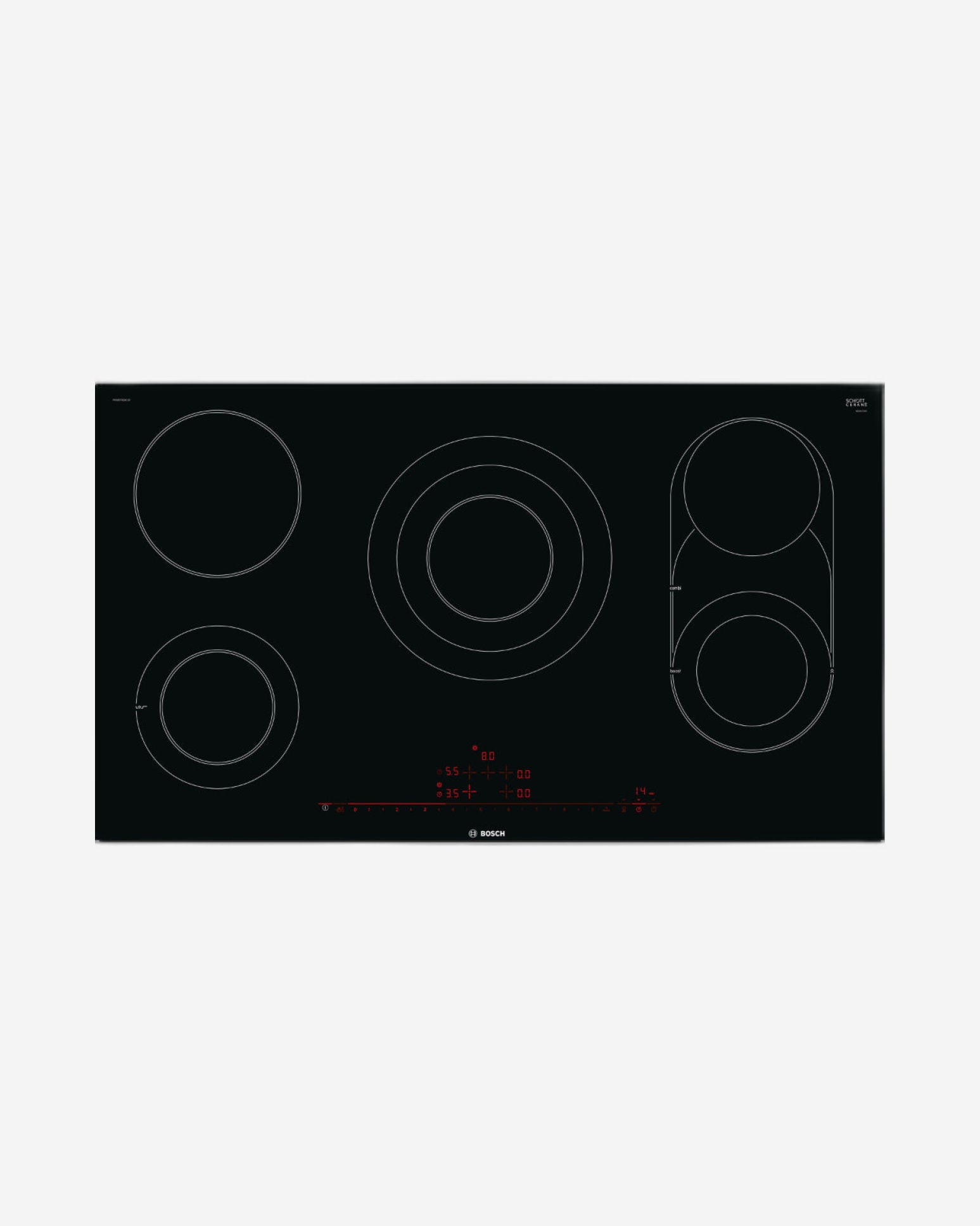 موقد كهربائي من السيراميك والزجاج من بوش، سلسلة 8، 90 سم