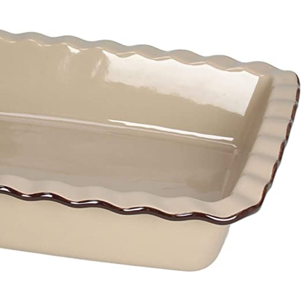 طبق خبز مستطيل من توجنانا، 30×22، ارتفاع 6.2 سم