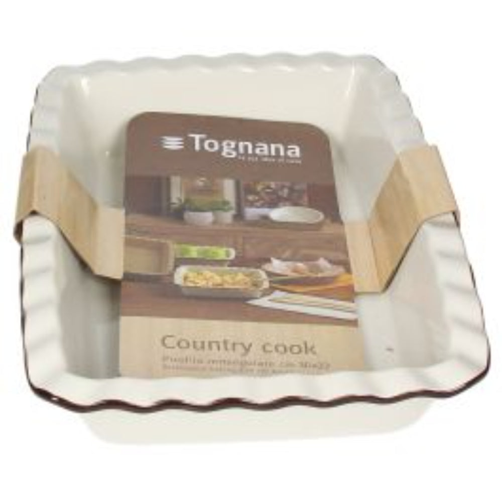 طبق تونانا مستطيل الشكل، ٣٣×٢٣ سم، ارتفاع ٦.٢ سم