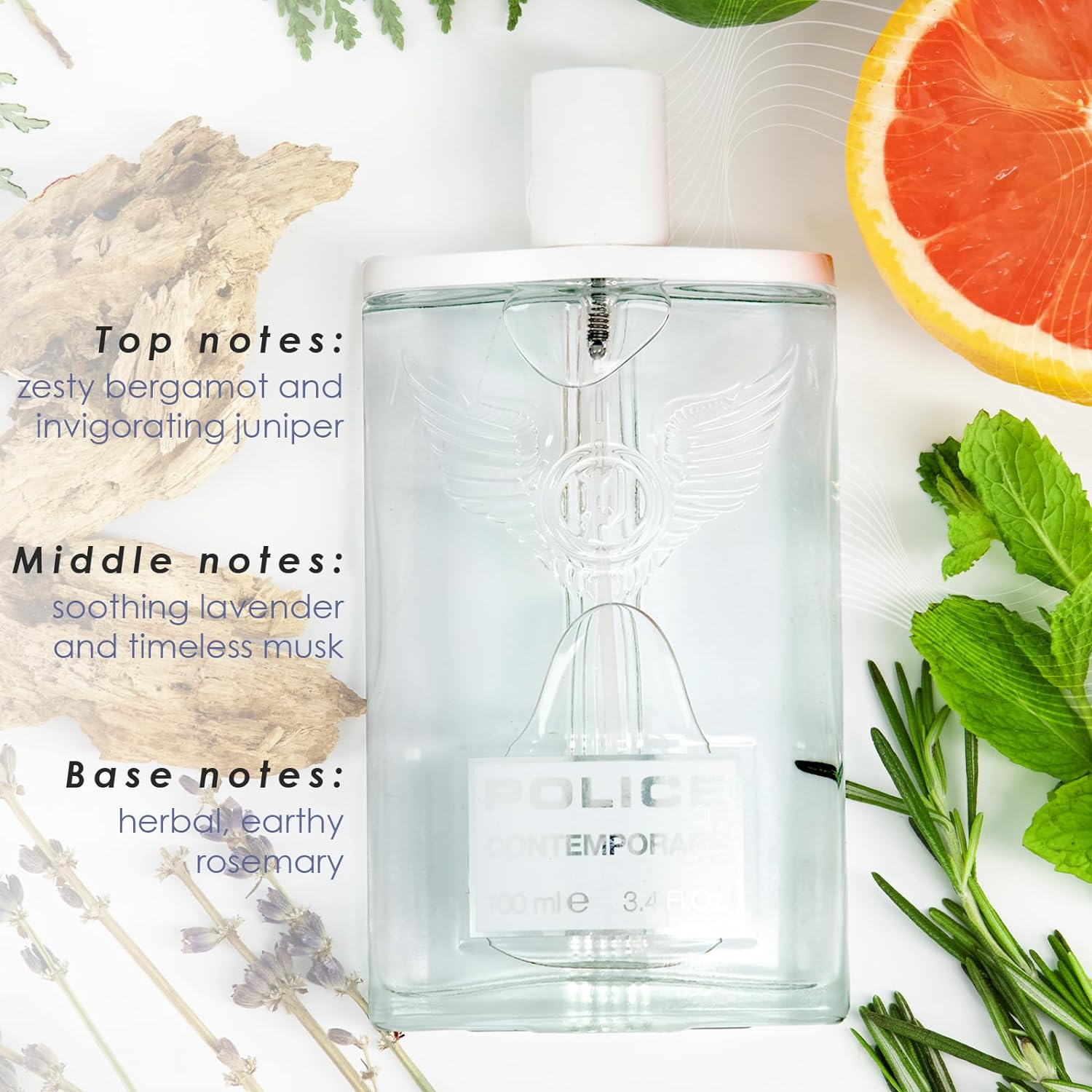 عطر بوليس كونتمبوراري أو دو تواليت 100 مل + مزيل عرق للجسم 200 مل