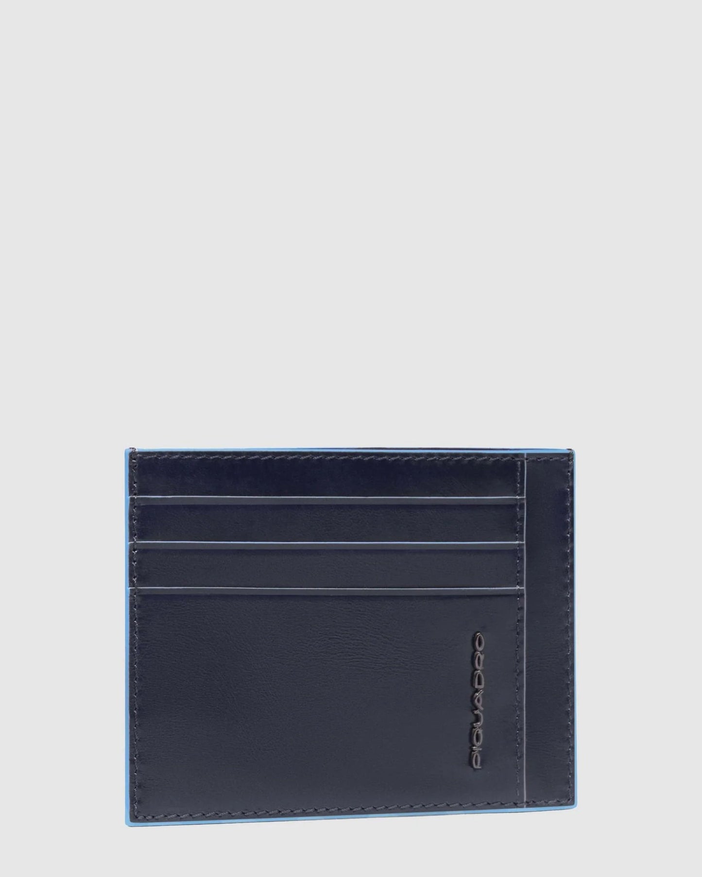 Piquadro Blue Square RFID Protection Card Holder Blue