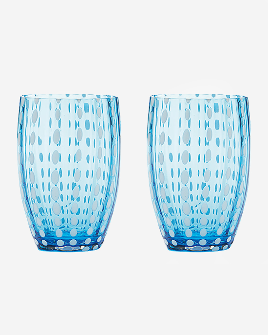 Zafferano Perle Tumbler Clear 32cl