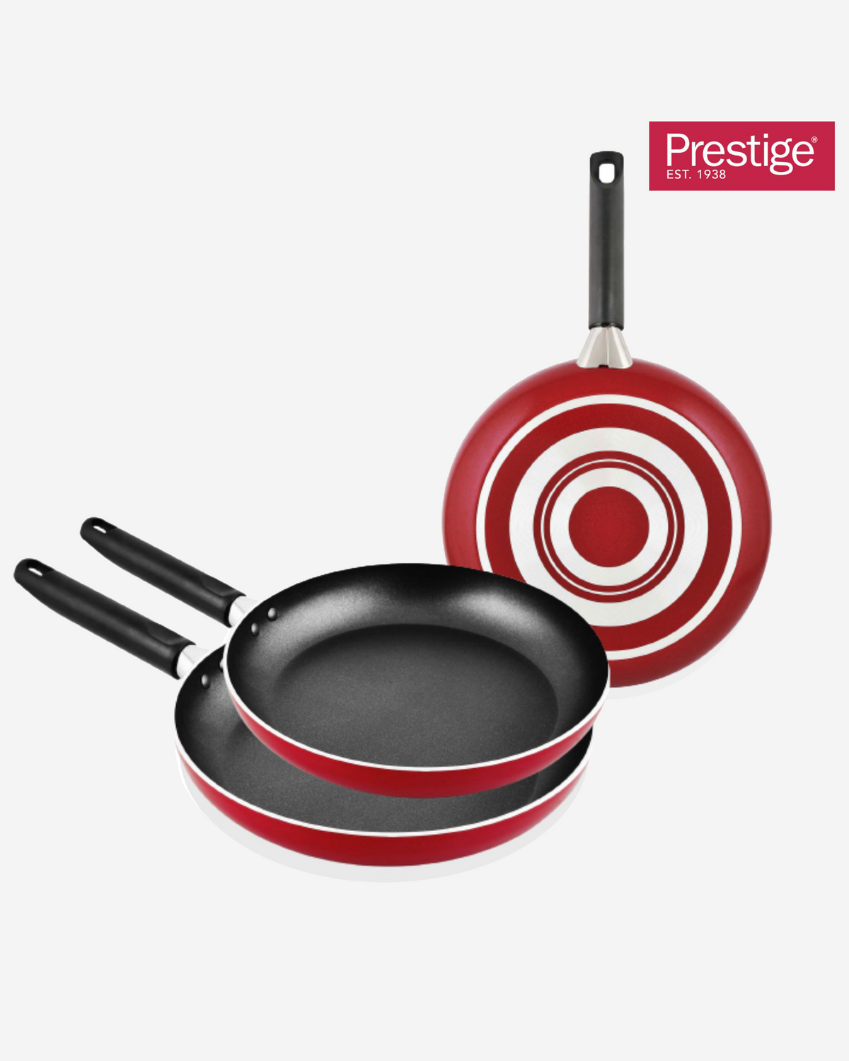 Prestige Classique Fry Pan 30cm Non-Stick Red