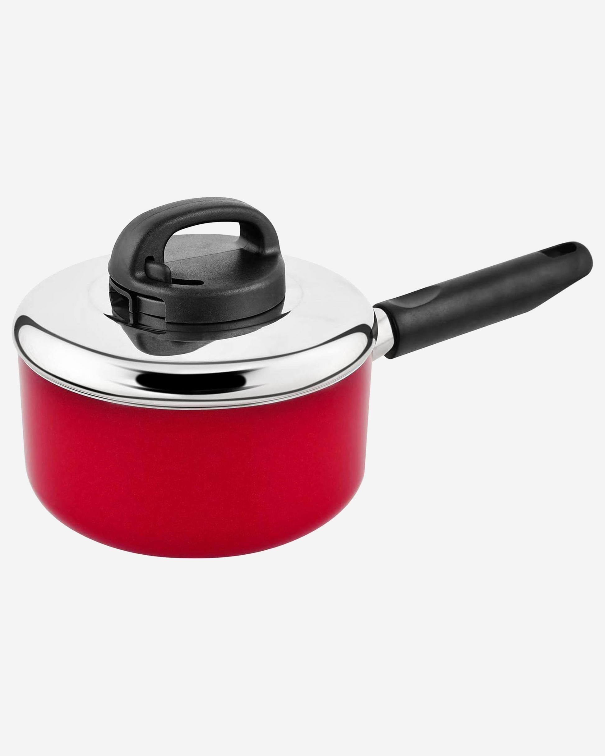 Prestige Classique Sauce Pan 20cm Non-Stick Red SS Lid