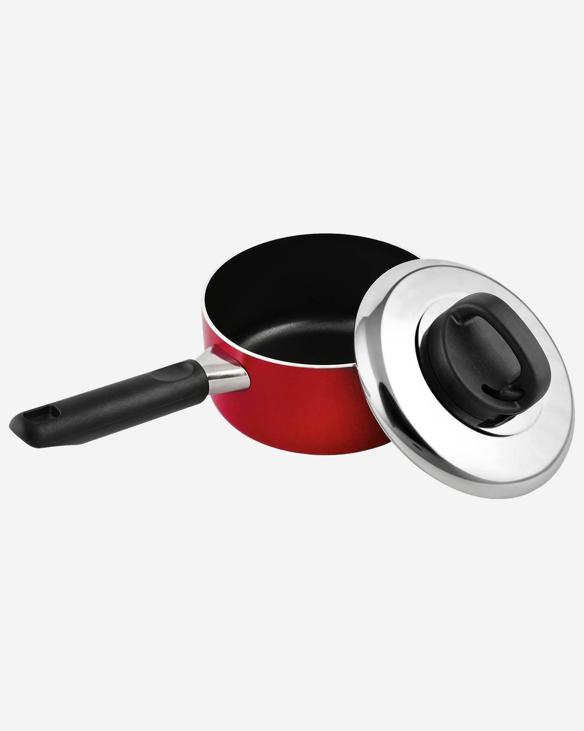 Prestige Classique Sauce Pan 20cm Non-Stick Red SS Lid