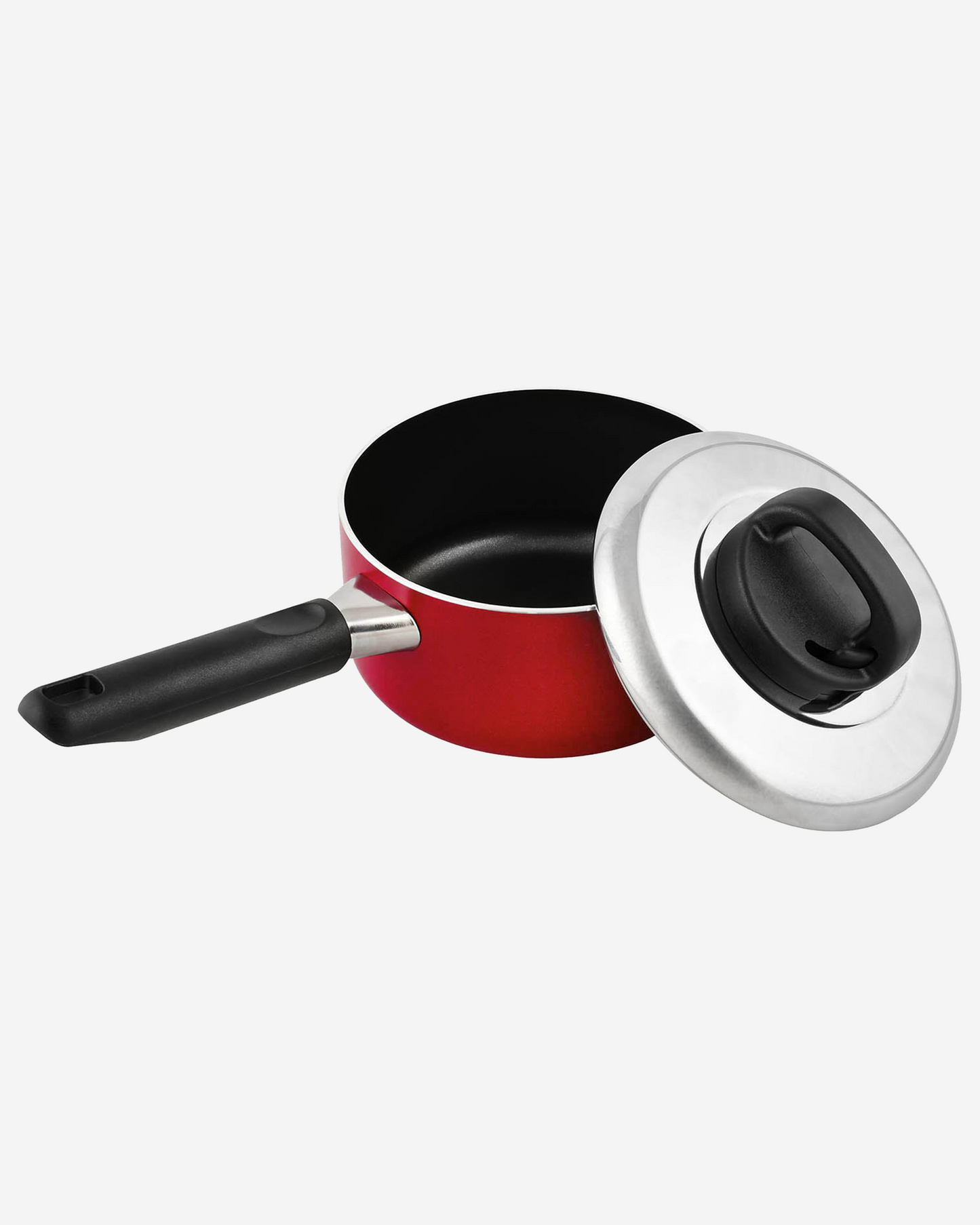Prestige Classique Casserole 20cm Non-Stick Red SS Lid