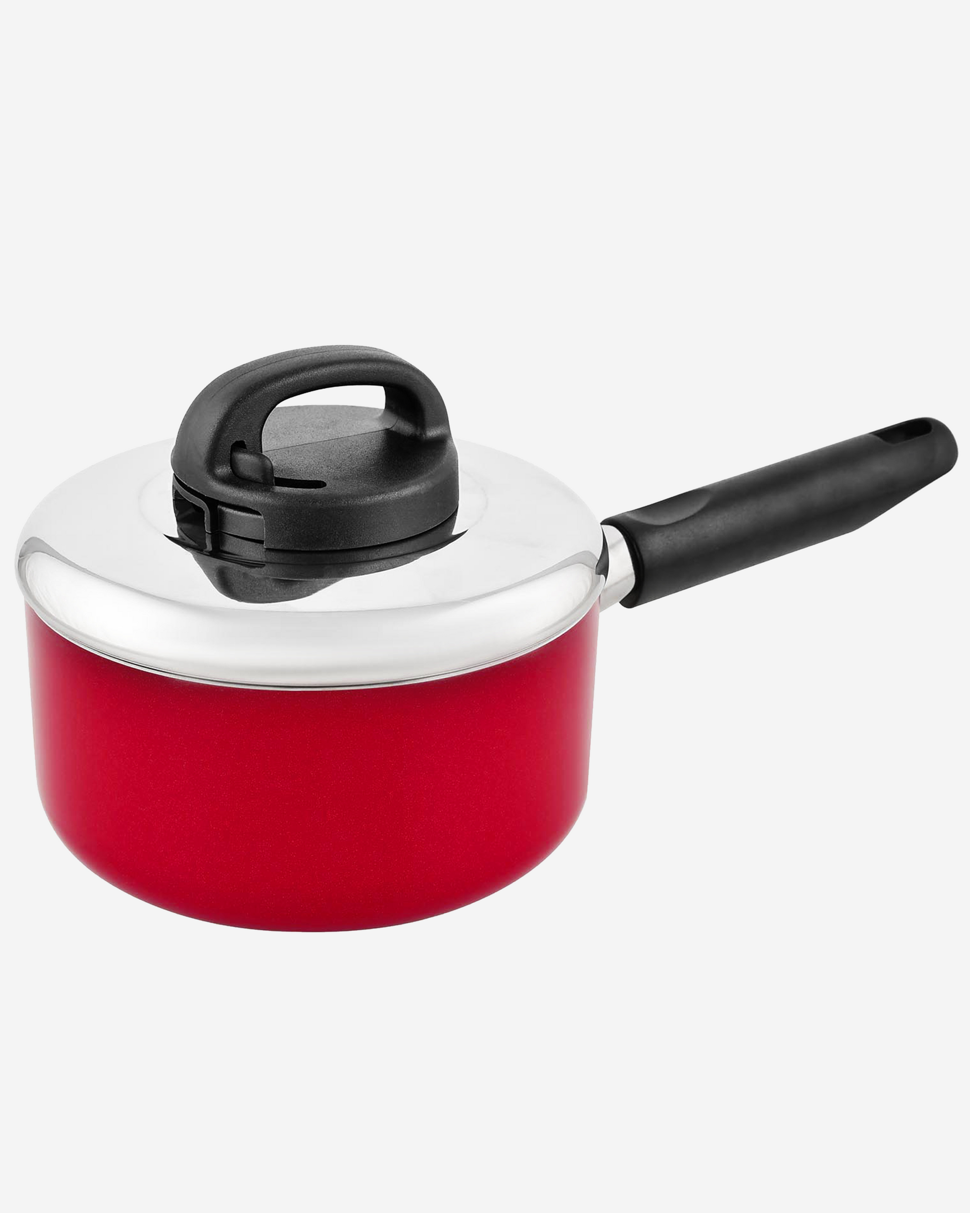 Prestige Classique Casserole 24cm Non-Stick Red SS Lid