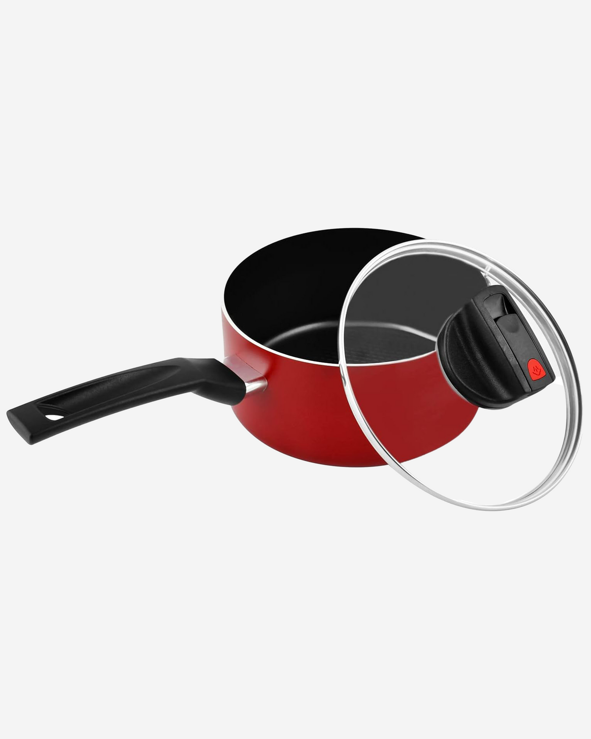 Prestige Classique Casserole 26cm Non-Stick Red SS Lid