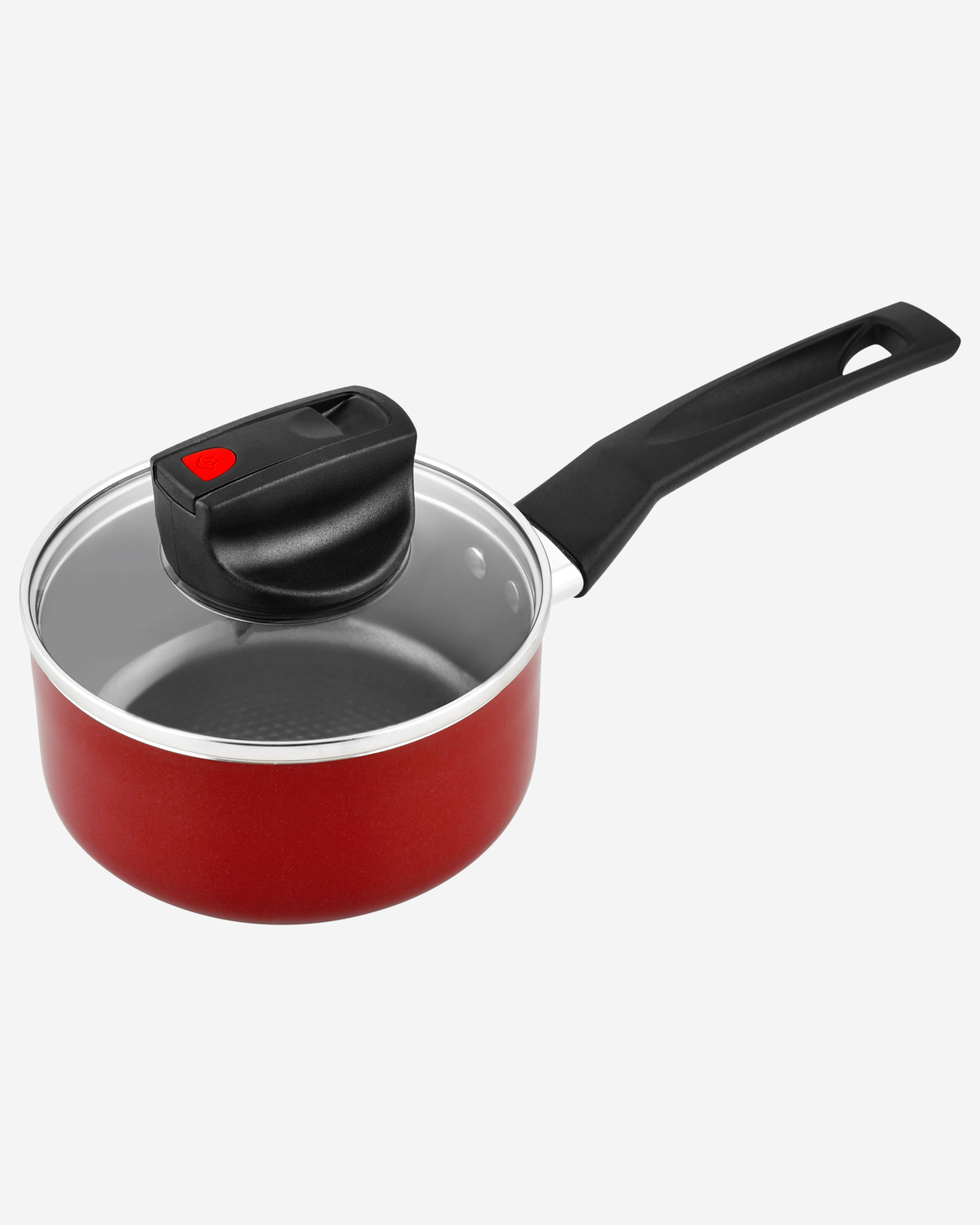 Prestige Safecook Saucepan 14cm Black Glass Lid