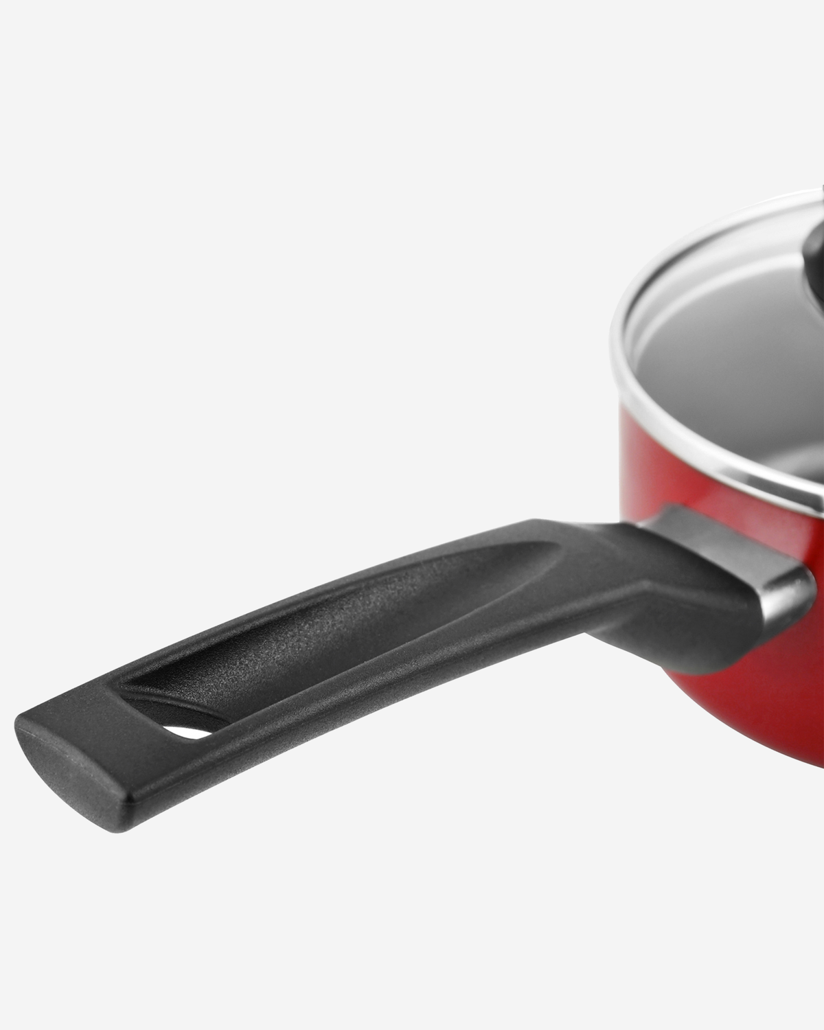 Prestige Safecook Saucepan 14cm Black Glass Lid