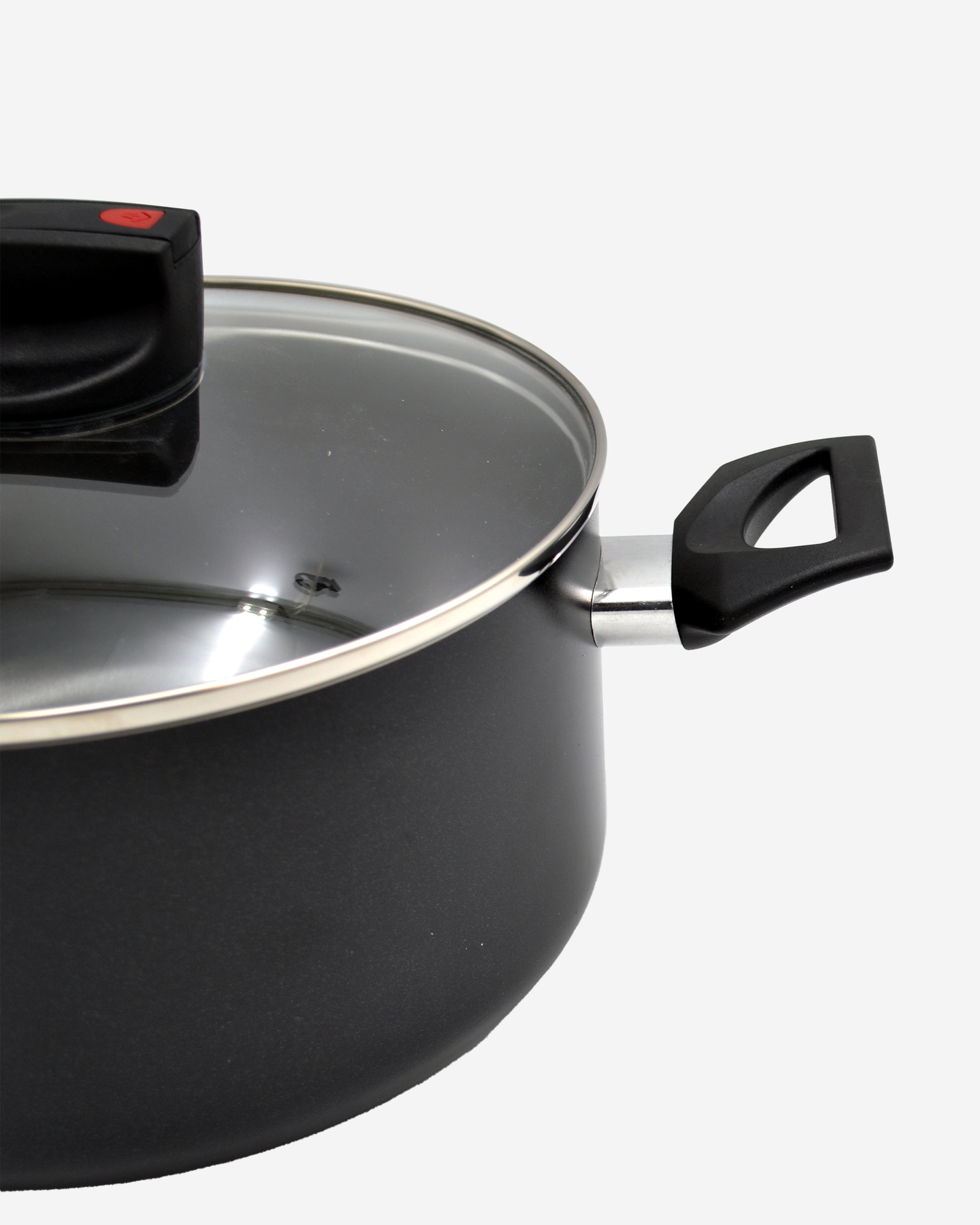 Prestige Safecook Stockpot 28cm 8L Black Covered