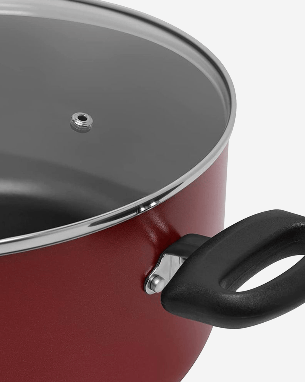 Prestige Cookware Set 7Pc Cast Aluminium Non-Stick Red