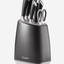 Prestige Knife Block Set 15Pc Stainless Steel with Sharpener