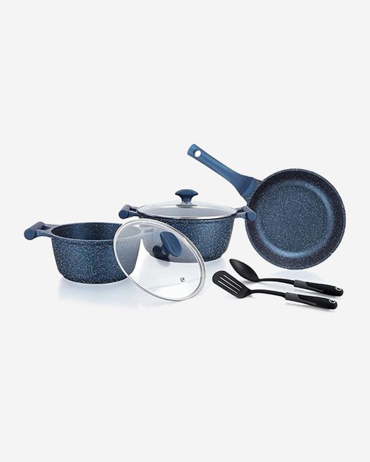 طقم جرانيت برستيج 7 قطع أزرق