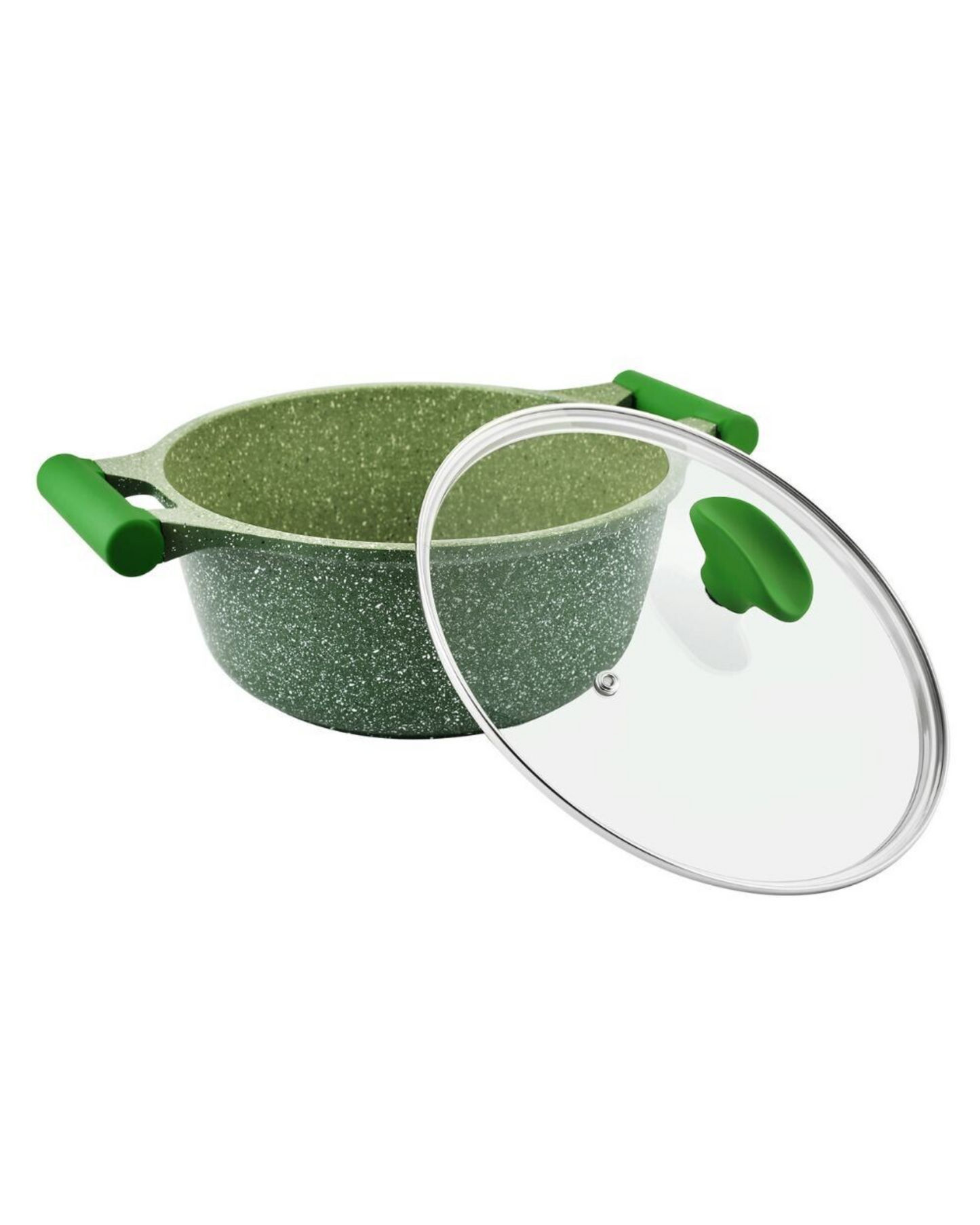 طقم جرانيت بريستيج أخضر مكون من 12 قطعة