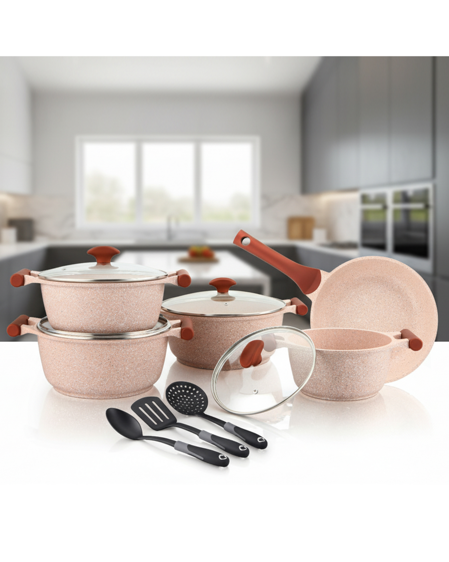 Prestige Granite Set 12Pc Green