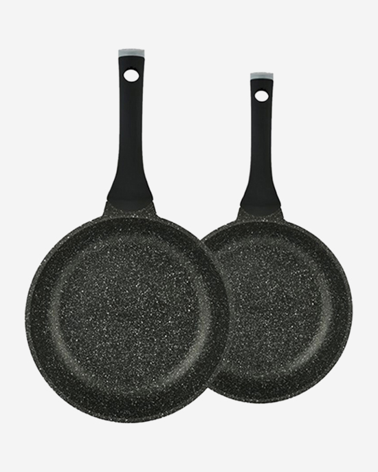 طقم جرانيت بريستيج أسود مكون من 11 قطعة