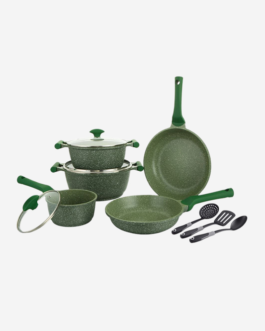 طقم جرانيت بريستيج 11 قطعة أخضر