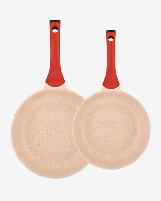 طقم جرانيت برستيج 11 قطعة وردي