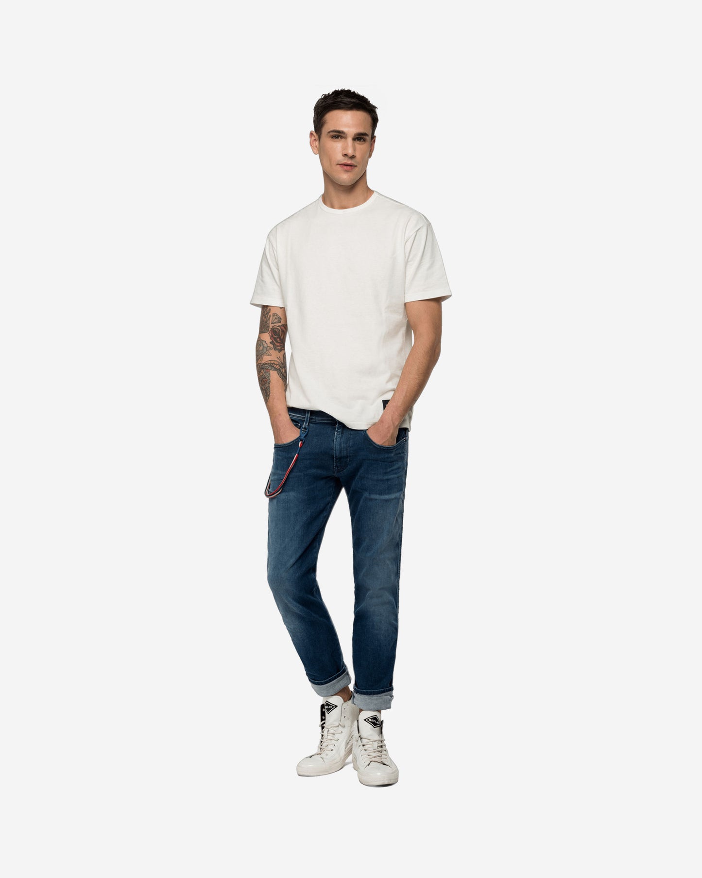 بنطال جينز ريبلاي PSG ANBASS HYPERFLEX BIO SLIM-FIT