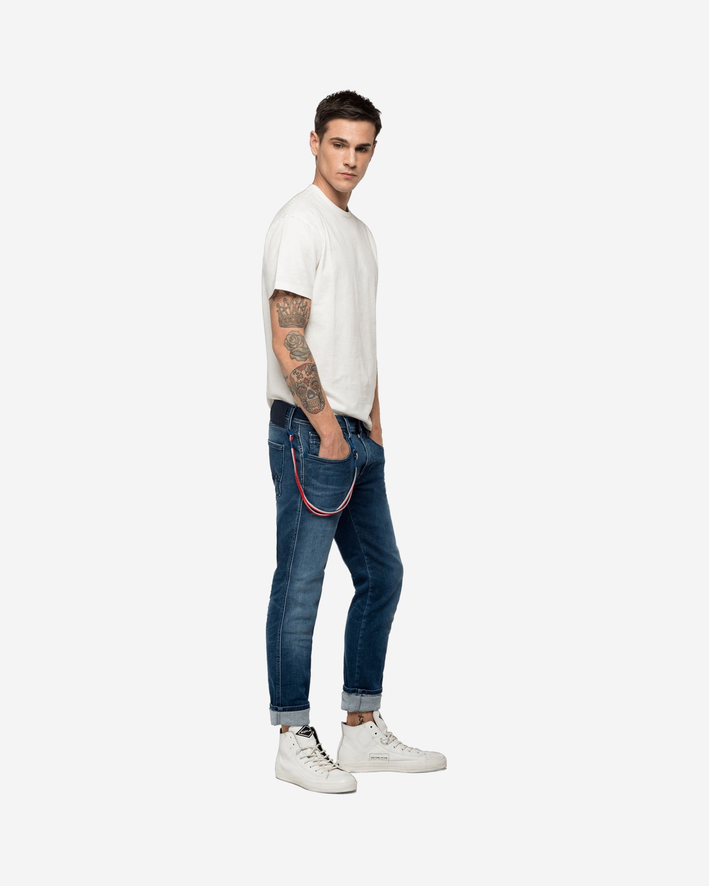 بنطال جينز ريبلاي PSG ANBASS HYPERFLEX BIO SLIM-FIT