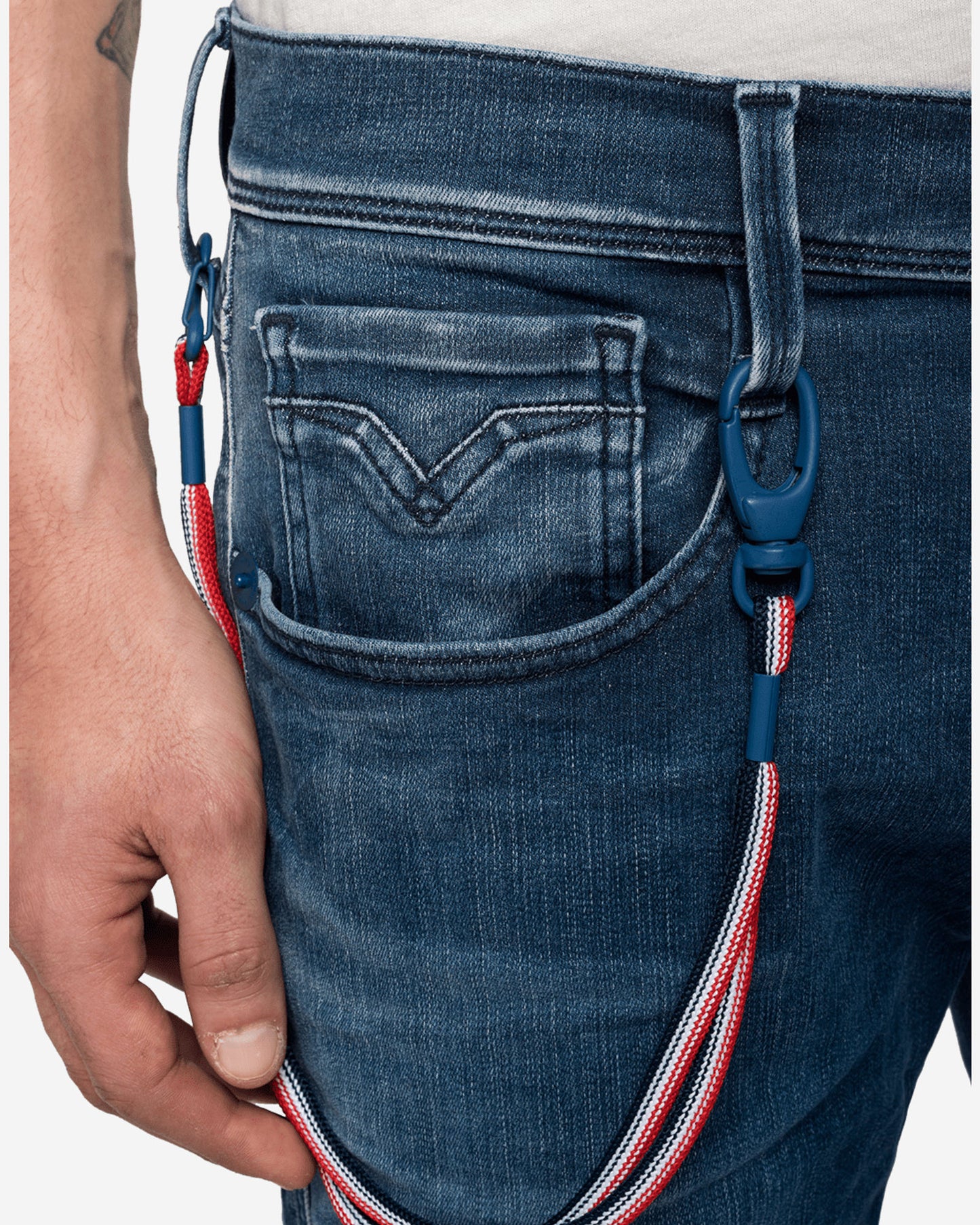 بنطال جينز ريبلاي PSG ANBASS HYPERFLEX BIO SLIM-FIT