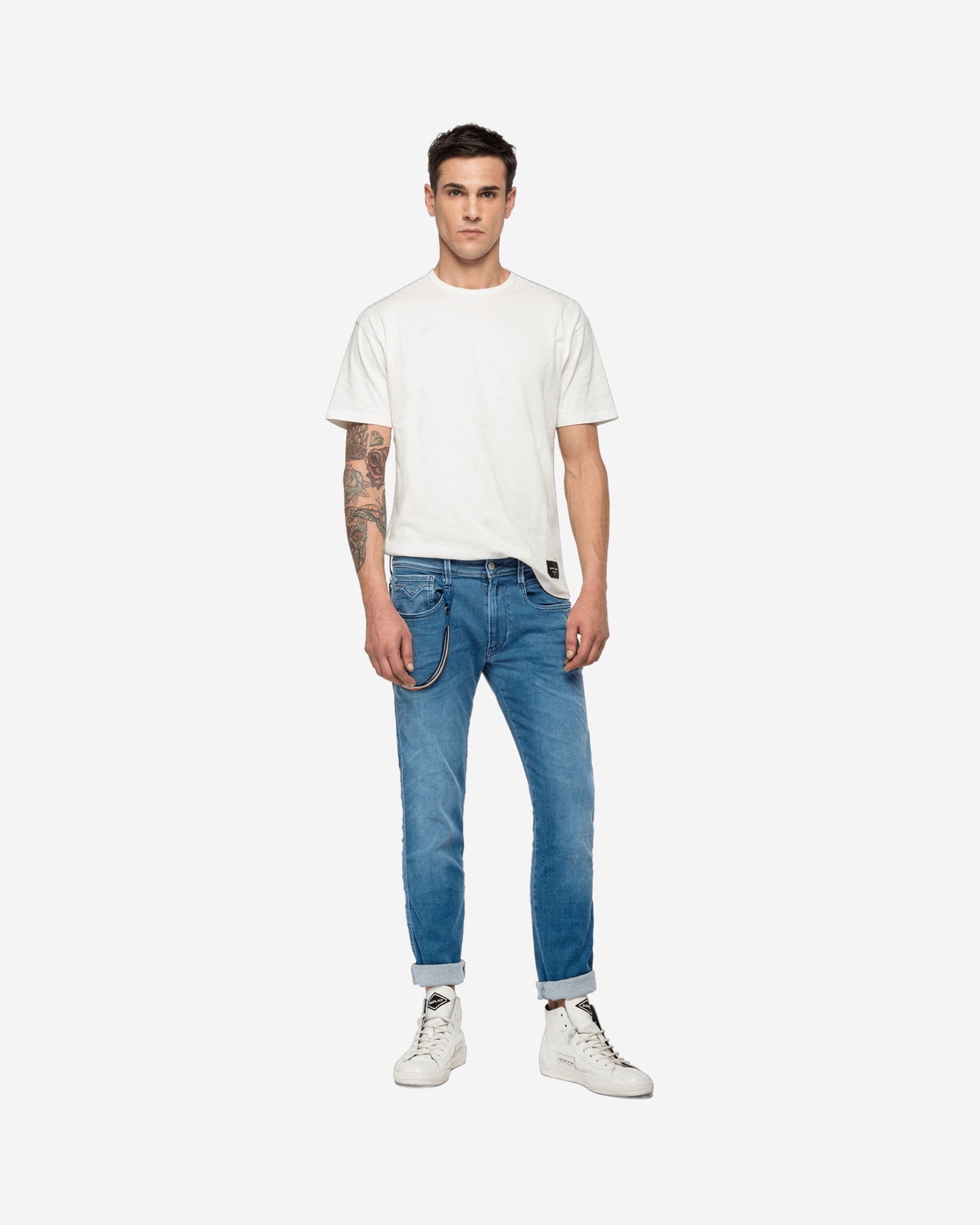 بنطال جينز ريبلاي PSG ANBASS HYPERFLEX BIO SLIM-FIT