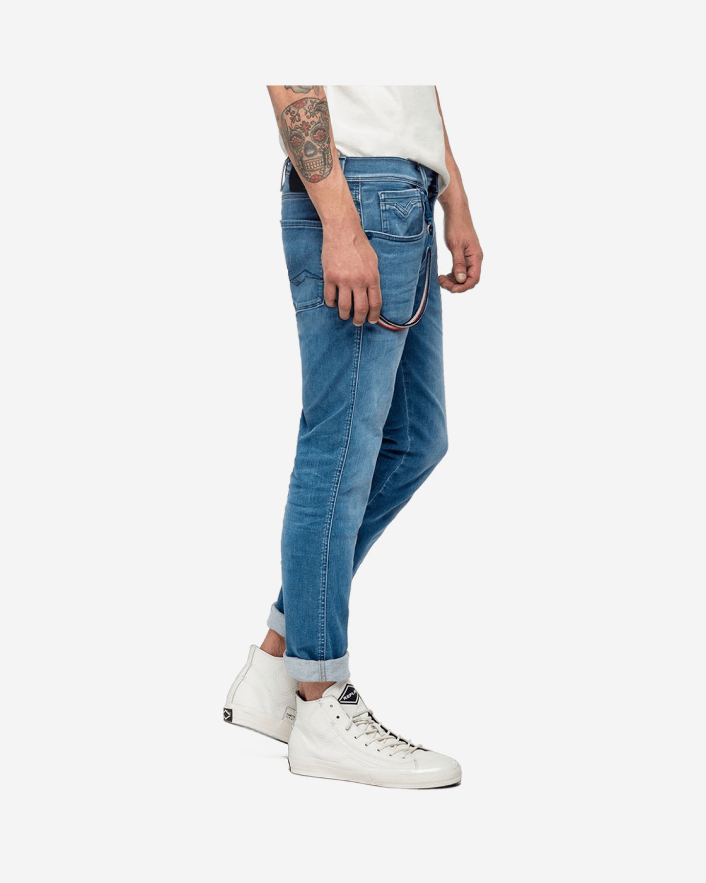بنطال جينز ريبلاي PSG ANBASS HYPERFLEX BIO SLIM-FIT