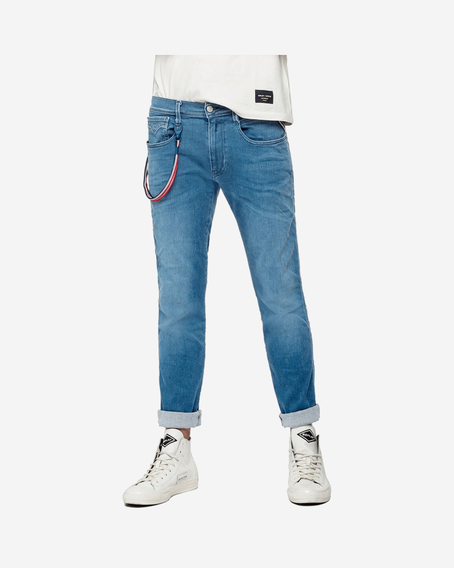 بنطال جينز ريبلاي PSG ANBASS HYPERFLEX BIO SLIM-FIT
